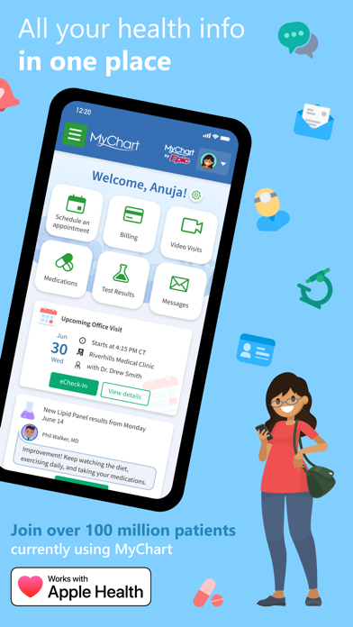 Скриншот MyChart 1